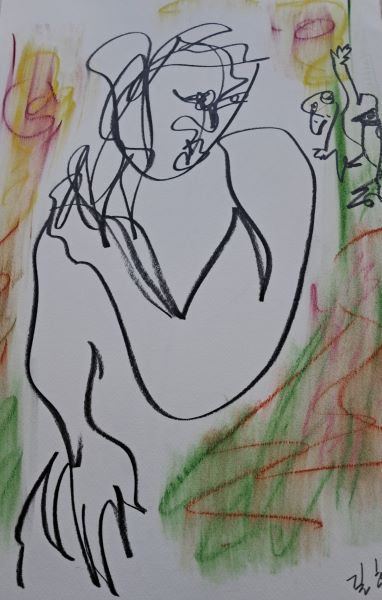 [2024] Untitled, Graphite on paper, Size Unknown